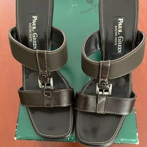 Paul Green Heeled Mules Women